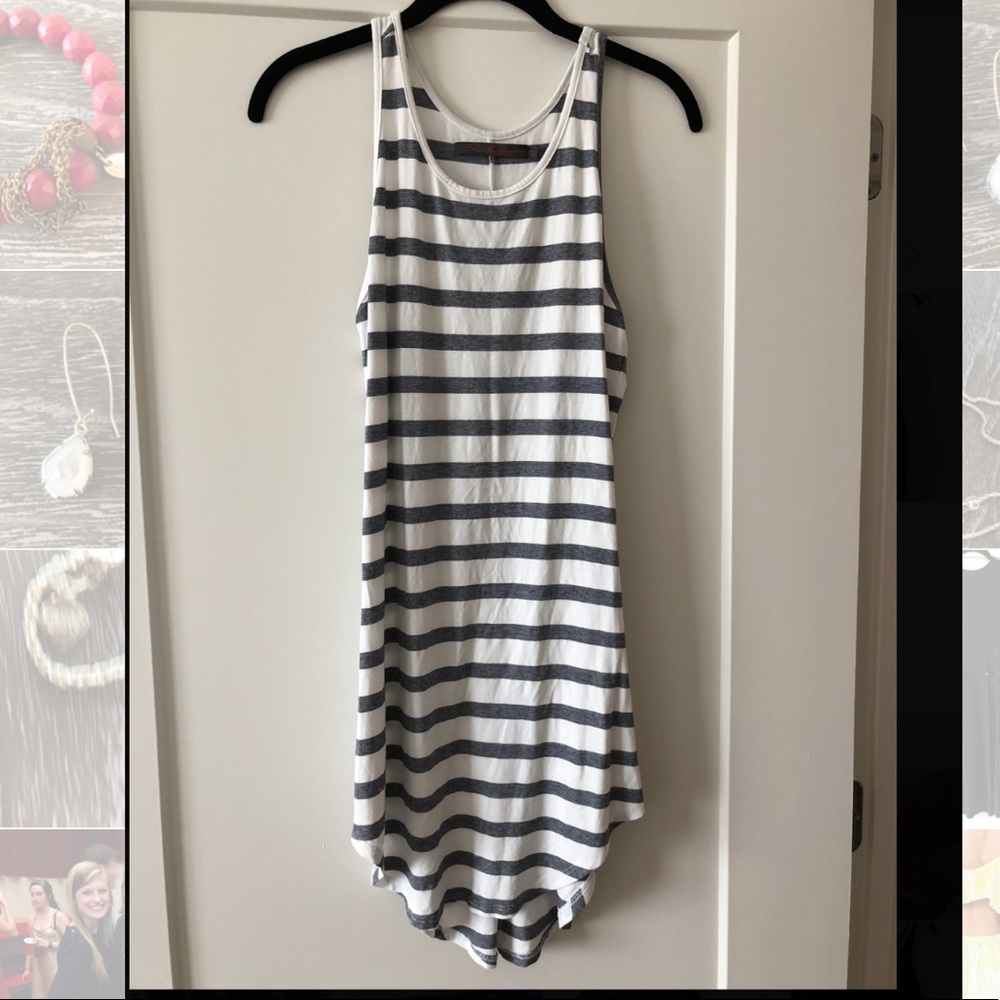 Striped tank dress